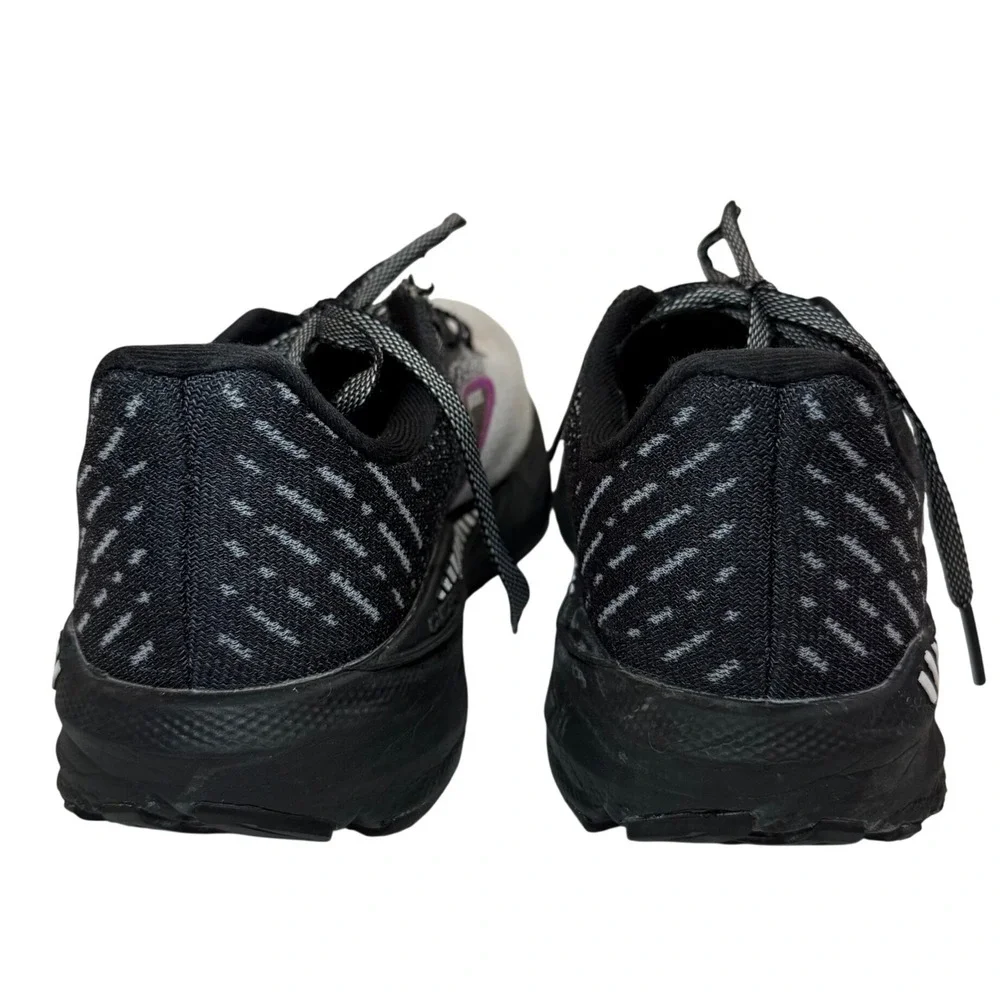 Brooks Launch GTS 10 Womens Running Shoes Black White Purple 1203991B085 Size 7 - Picture 2 of 9